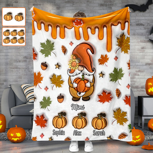 Couverture personnalisée pour grand-mère de petits bouts de chou