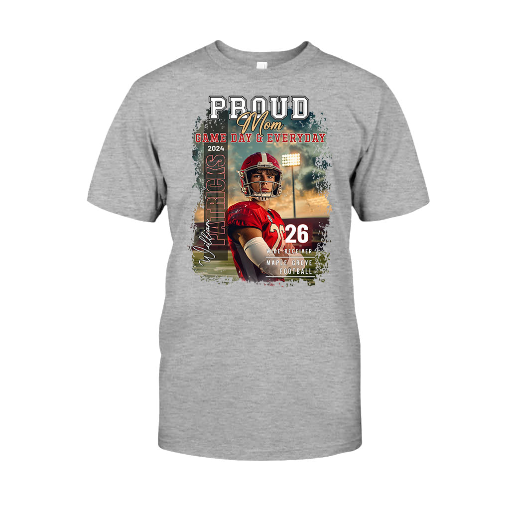 Maman/Papa/... Jour de match et au quotidien - T-shirt et sweat à capuche de football personnalisés