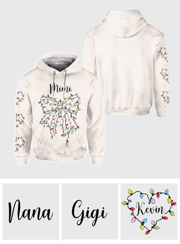 Noël de grand-mère - T-shirt personnalisé pour grand-mère