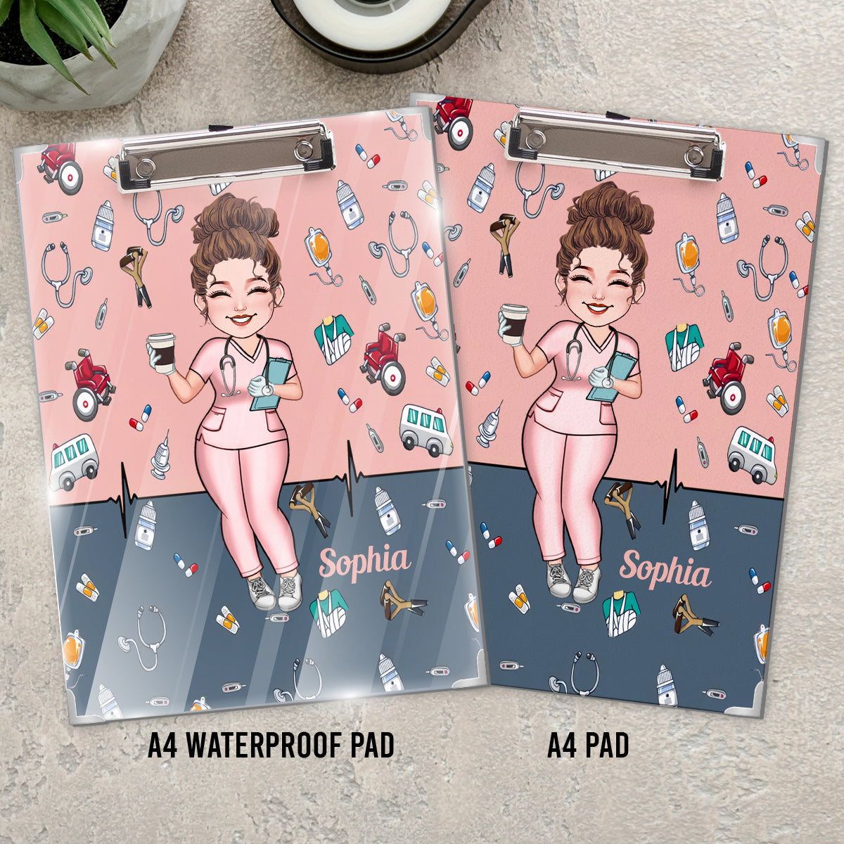 Une belle journée pour sauver des vies - Bloc-notes personnalisé pour infirmières