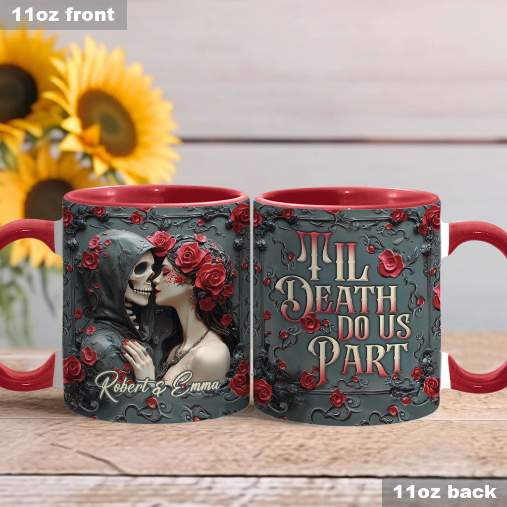 Jusqu'à ce que la mort nous sépare - Mug personnalisé pour couple