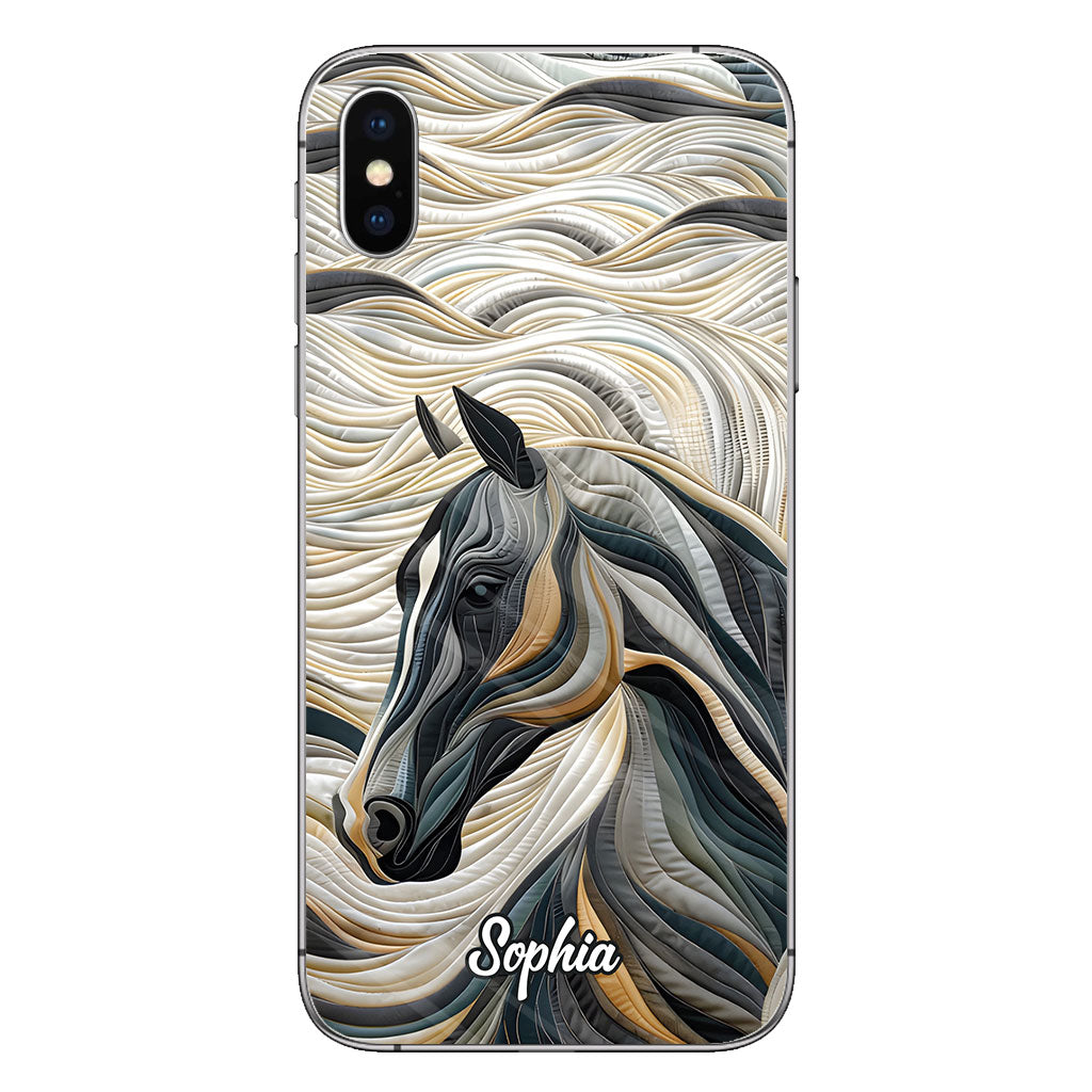 Magnifique cheval - Coque de téléphone personnalisée à motif cheval