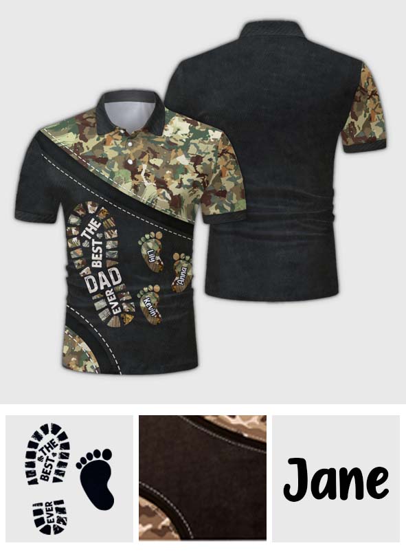 Best Dad Ever - Personalized Father Polo Shirt