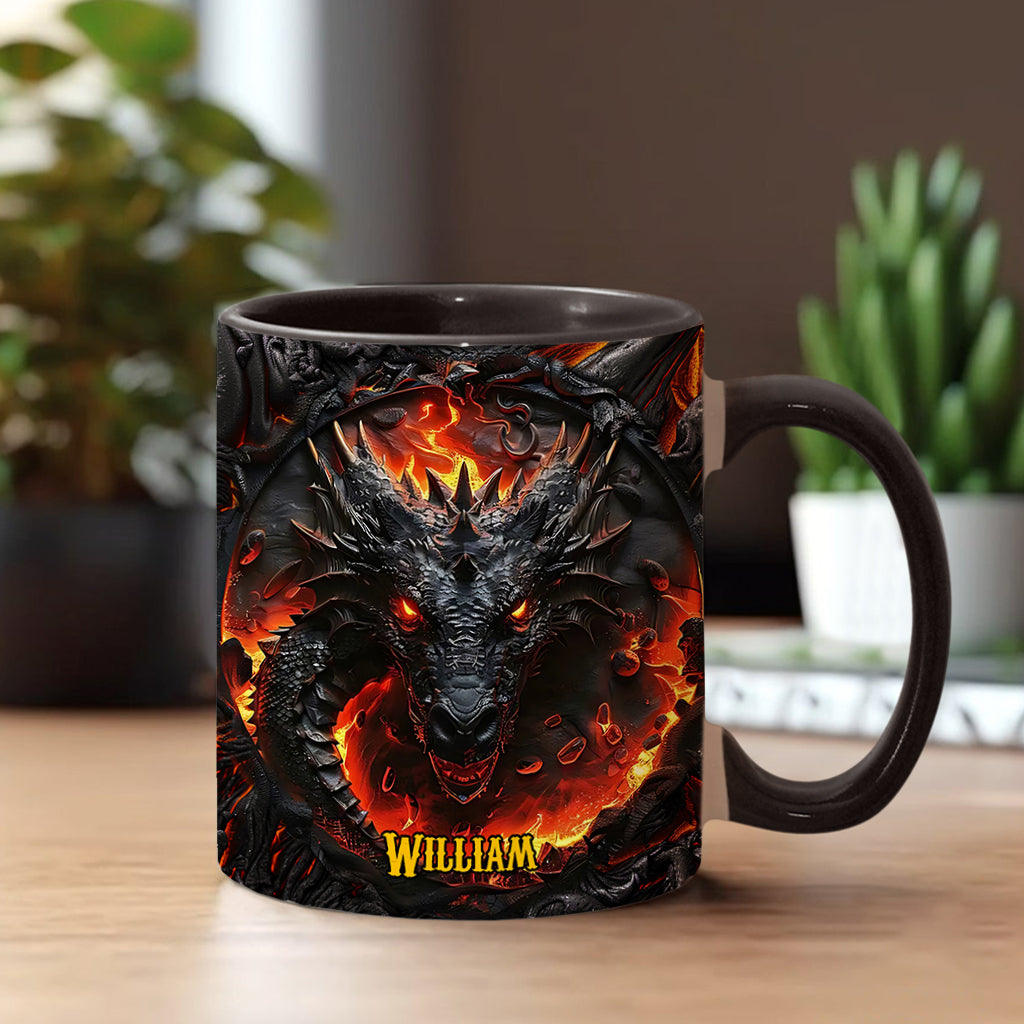 Love Dragons - Personalized Dragon Accent Mug