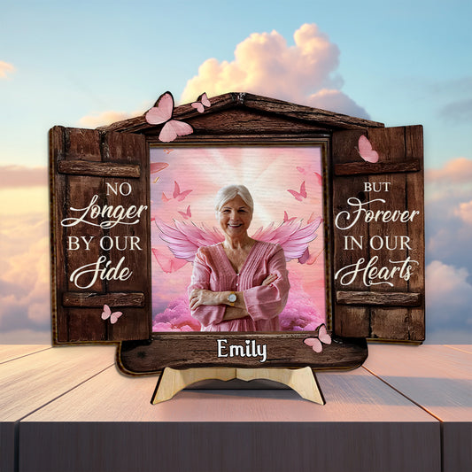 Never Forgotten - Personalized Memorial 2 Layered Wood Sign / Wood Plaque