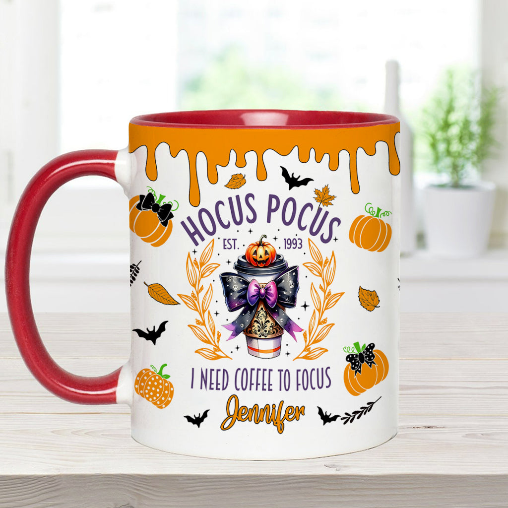 J'ai besoin de café - Mug personnalisé à motif sorcière
