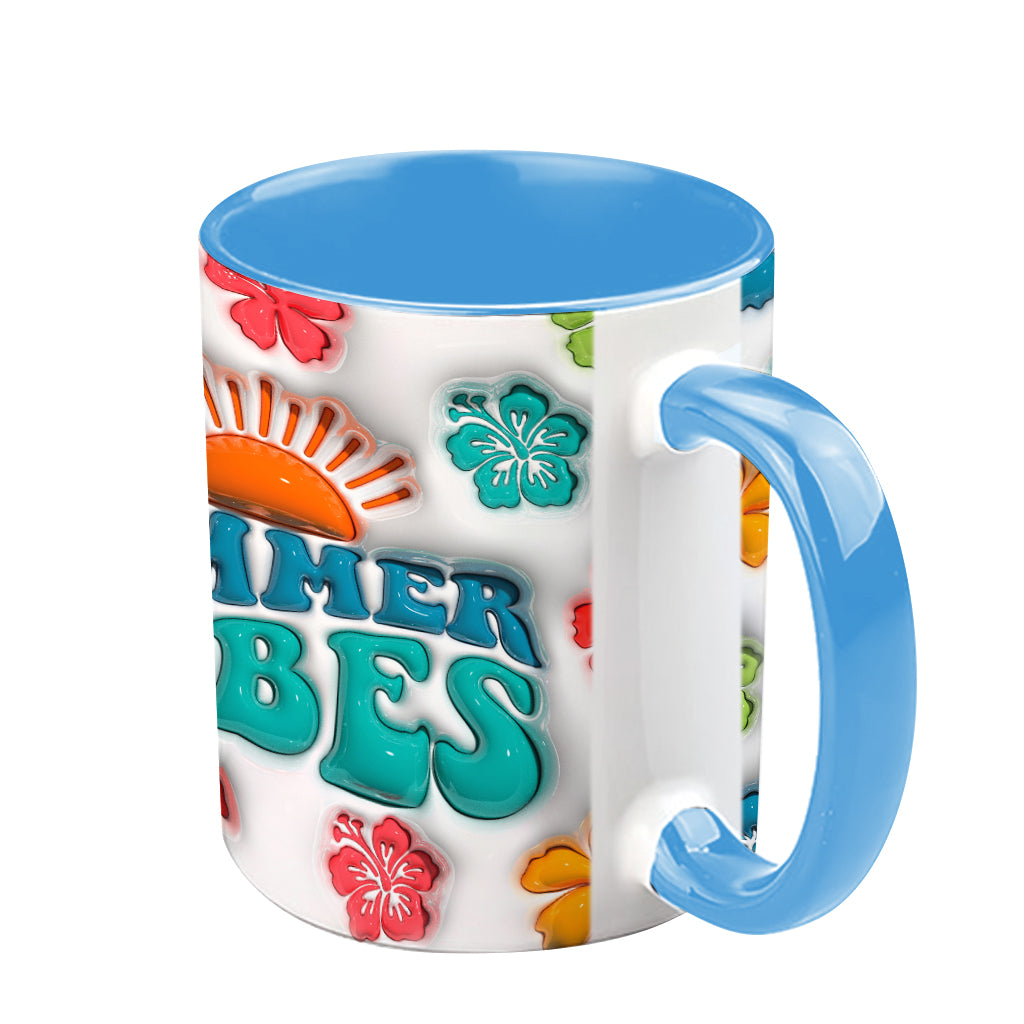 Ambiance estivale - Mug personnalisé « Amoureux de la mer »