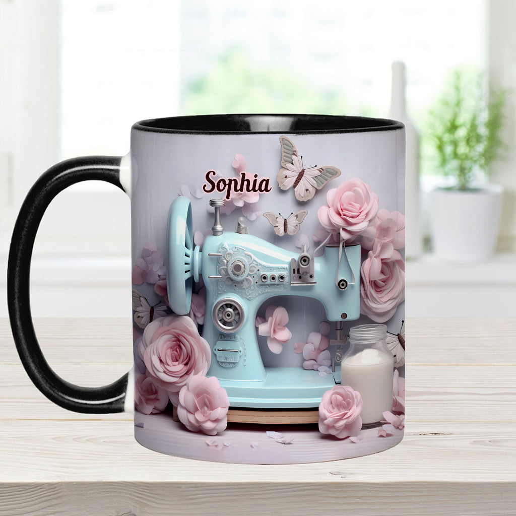 Sewing Machine - Personalized Sewing Accent Mug