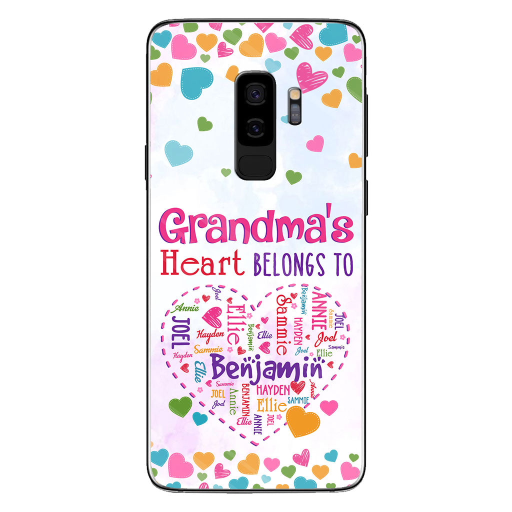 Coque de téléphone personnalisée « Le cœur de grand-mère »