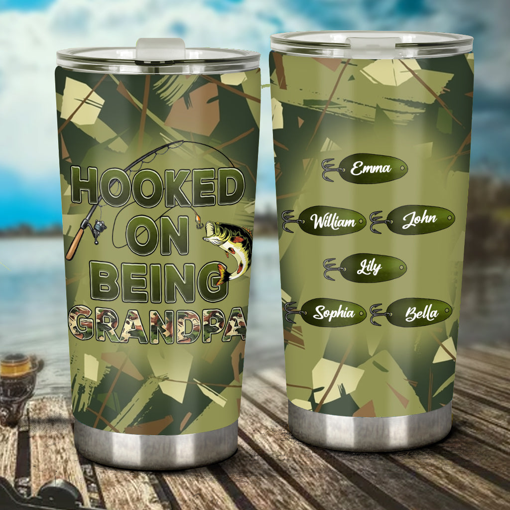 Gobelet isotherme personnalisé « Great Dad Camouflage » de Western Reel - Motif camouflage