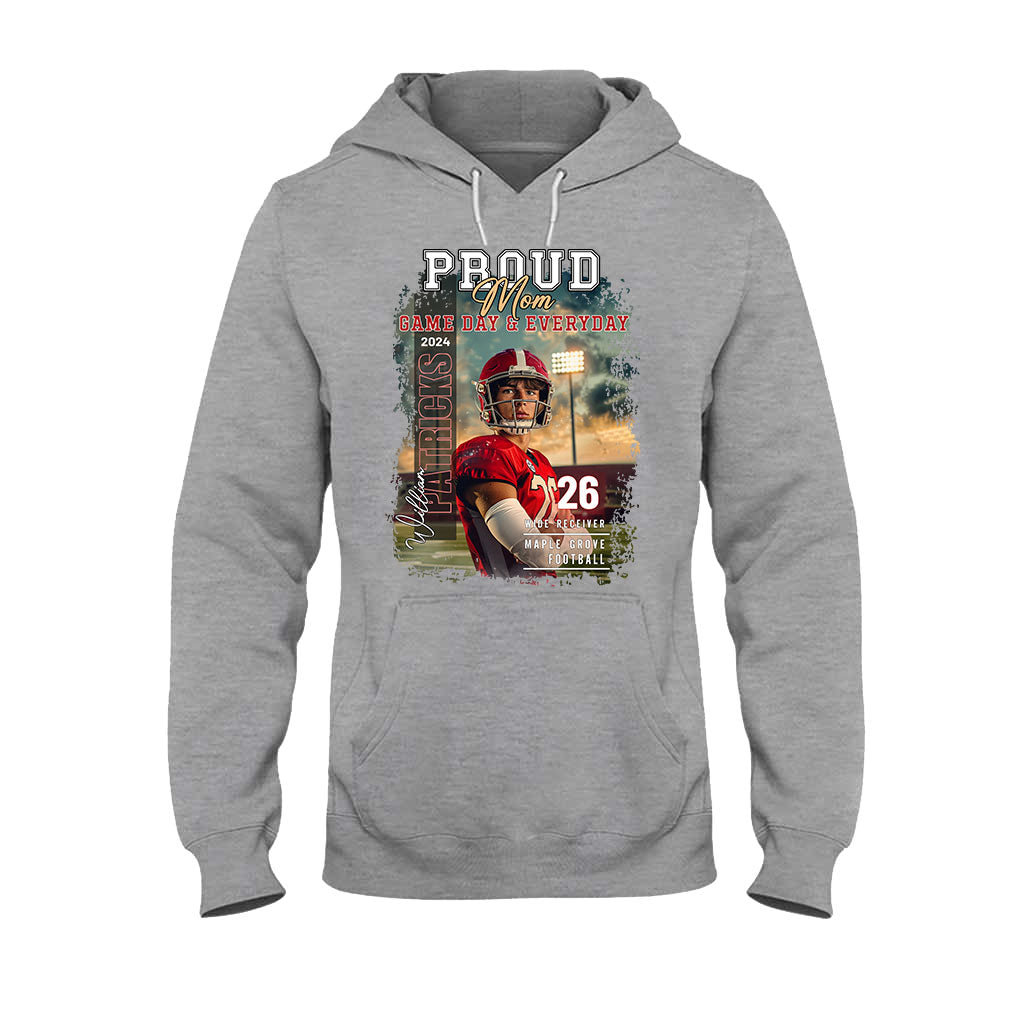 Maman/Papa/... Jour de match et au quotidien - T-shirt et sweat à capuche de football personnalisés