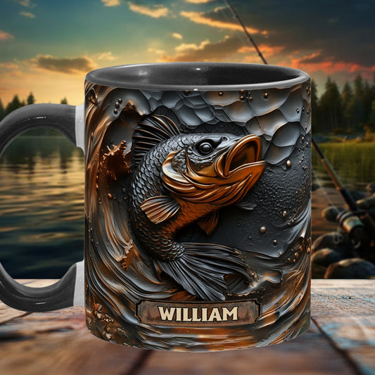 Mug personnalisé pour les passionnés de pêche -