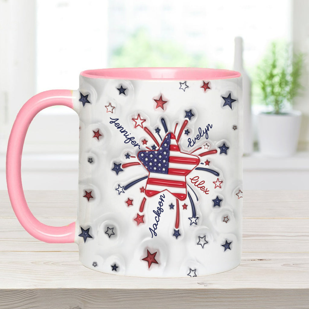 Mug personnalisé « Petite étoile de grand-mère » pour le 4 juillet