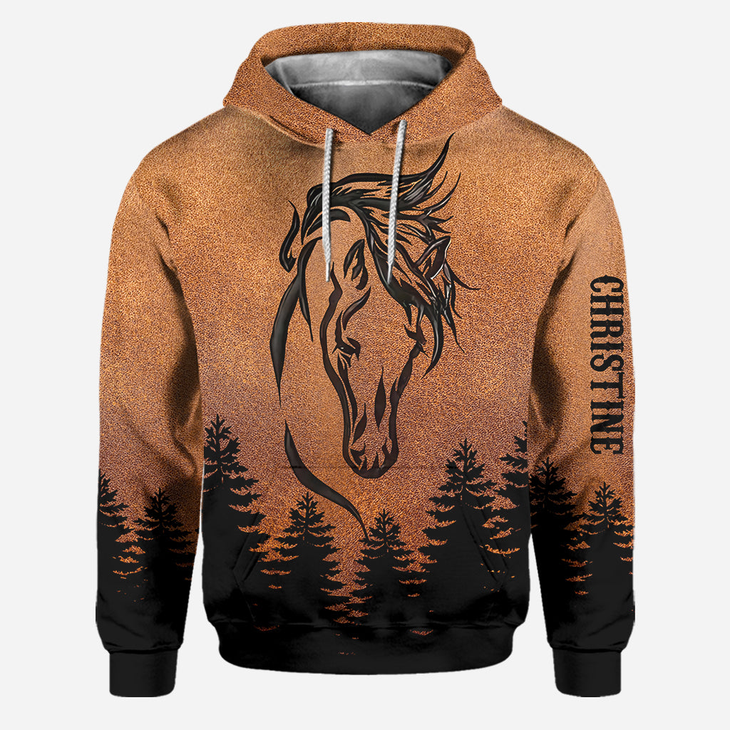 Love Horses - Personalized Horse Hoodie and Leggings