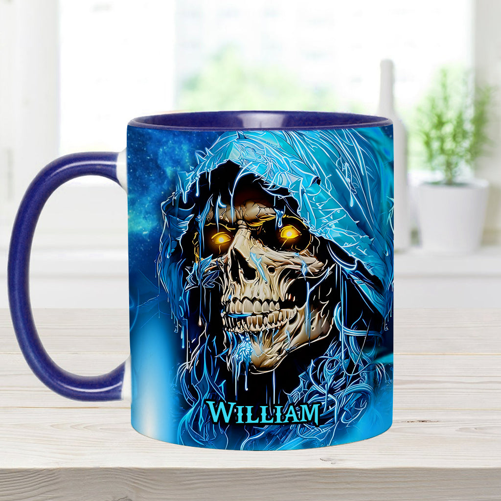 Mug personnalisé à motif crâne cool