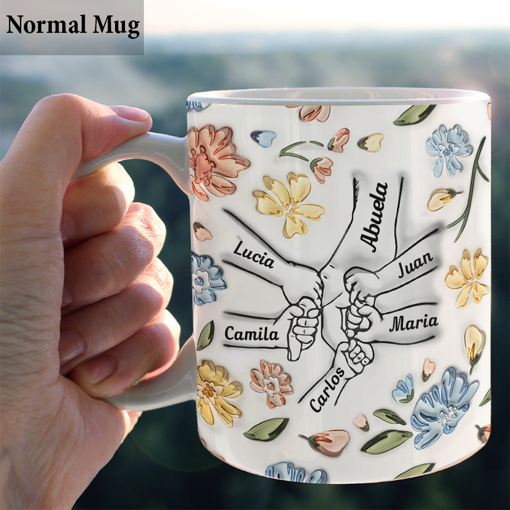 Abuela Floral - Personalized Grandma Mug