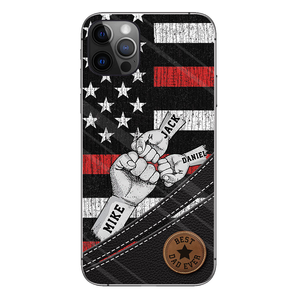 Meute de loups - Coque de téléphone personnalisée pour papa