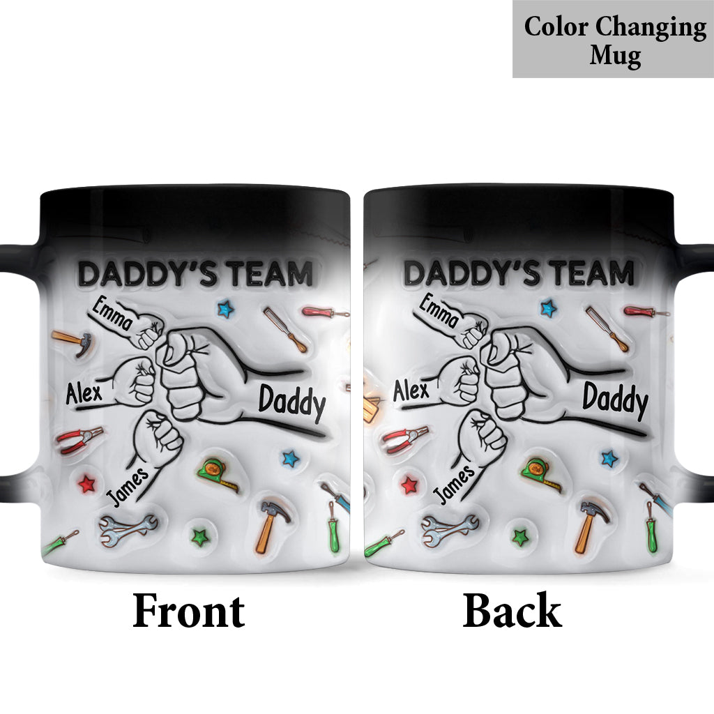 L'équipe de papa - Mug personnalisé pour papa