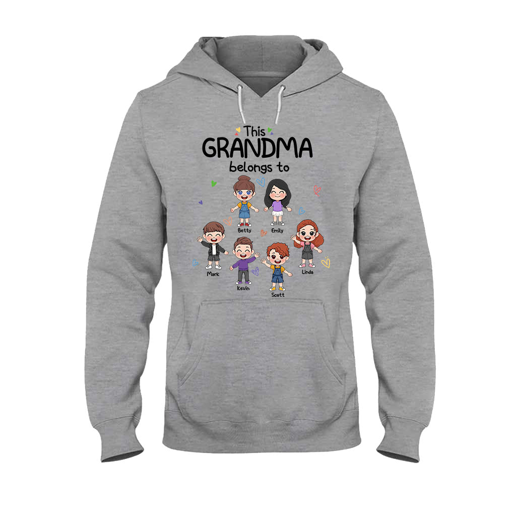 This Grandma Belongs To - Personalized Grandma T-shirt And Hoodie