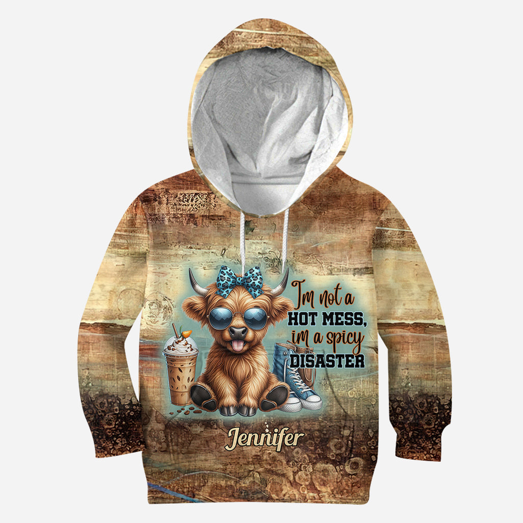 Je ne suis pas un désastre ambulant - T-shirt personnalisé intégral