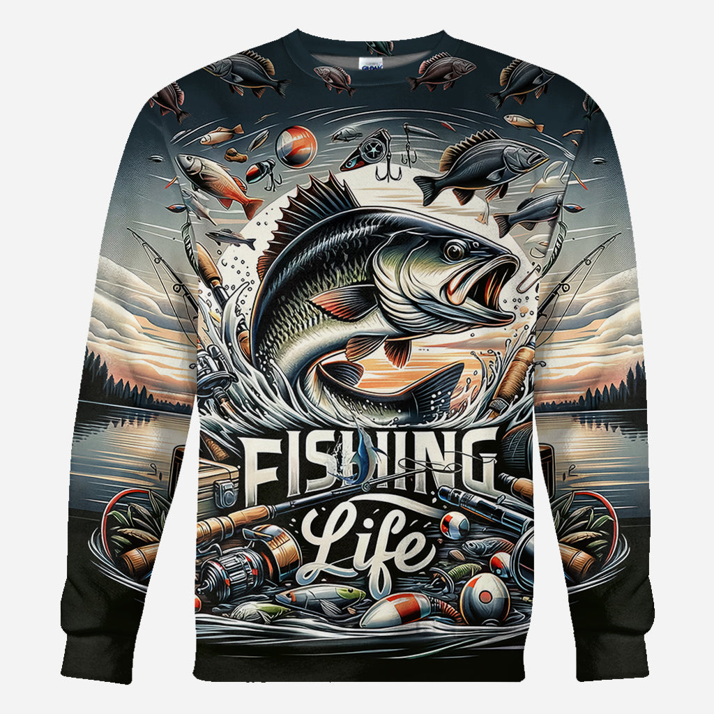 T-shirt « La vie de pêcheur » - Pêche partout