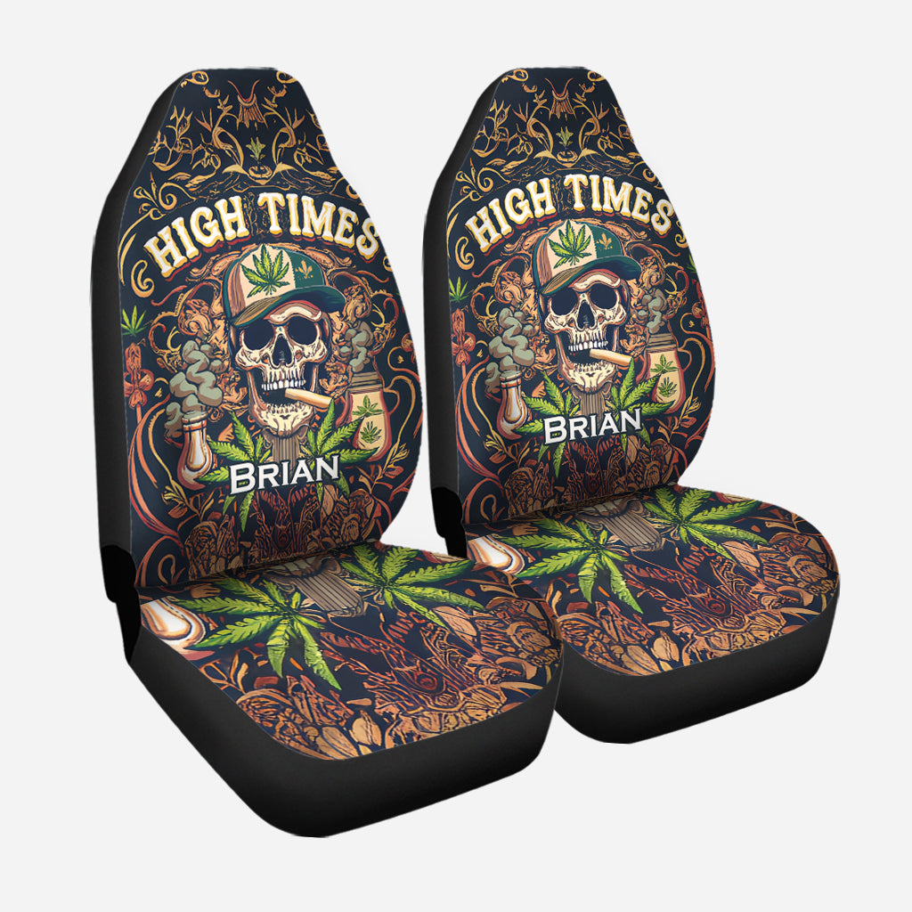Housses de siège personnalisées High Times Skull 420