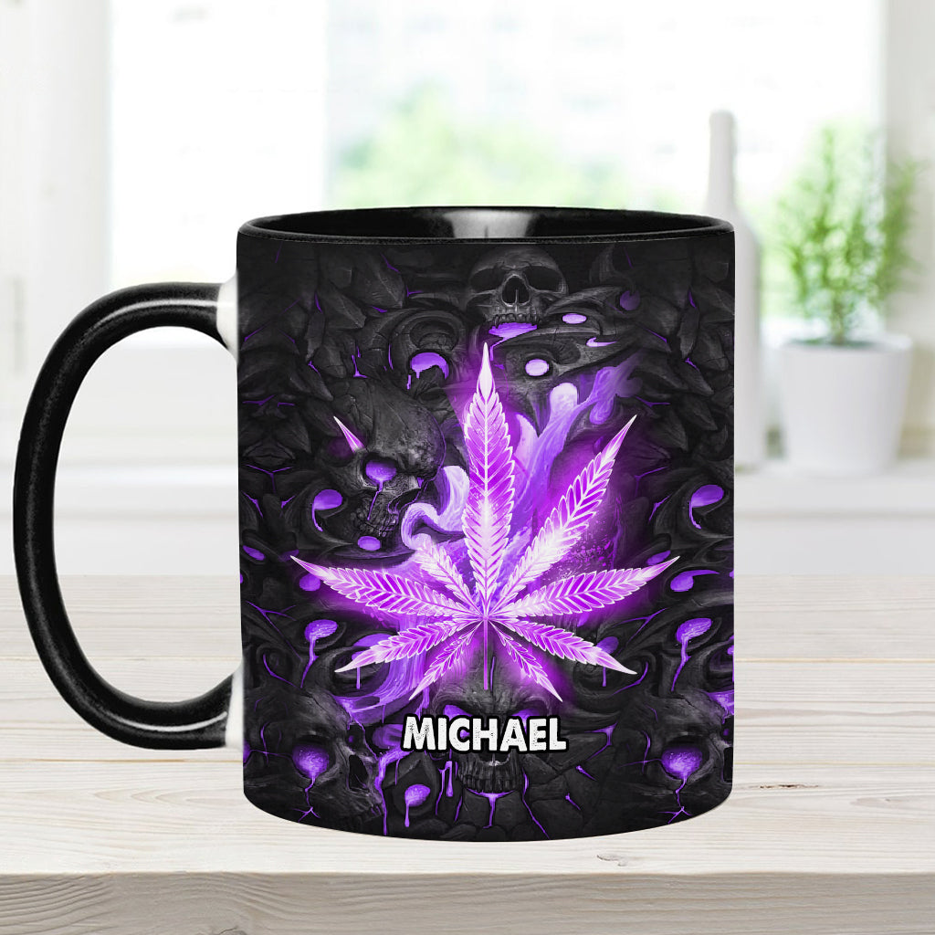 Libérez votre esprit - Mug personnalisé à motif cannabis