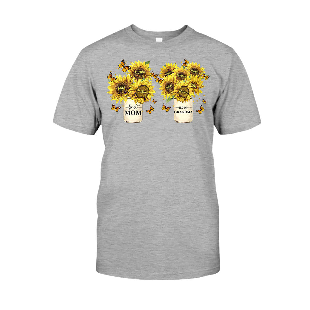 D'abord maman, maintenant grand-mère - T-shirt et sweat à capuche personnalisés pour grand-mère