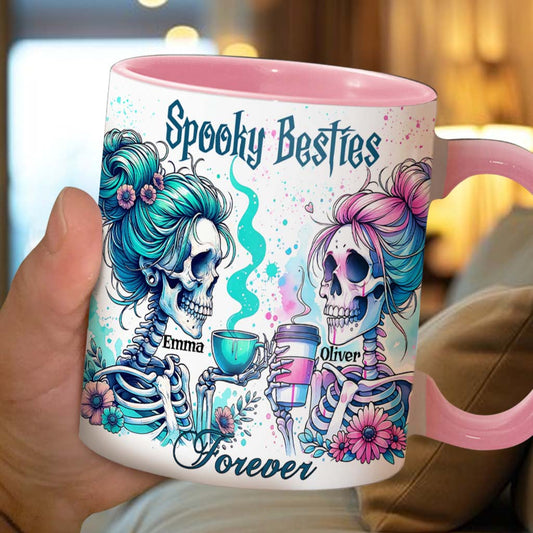 Meilleures amies pour toujours - Mug personnalisé « Spooky Besties Forever »