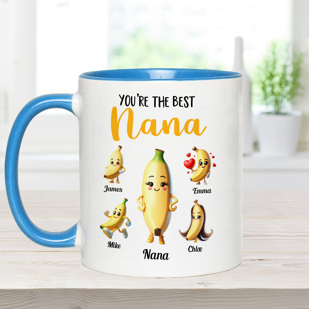 Meilleure grand-mère du monde - Mug personnalisé « Grand-mère »