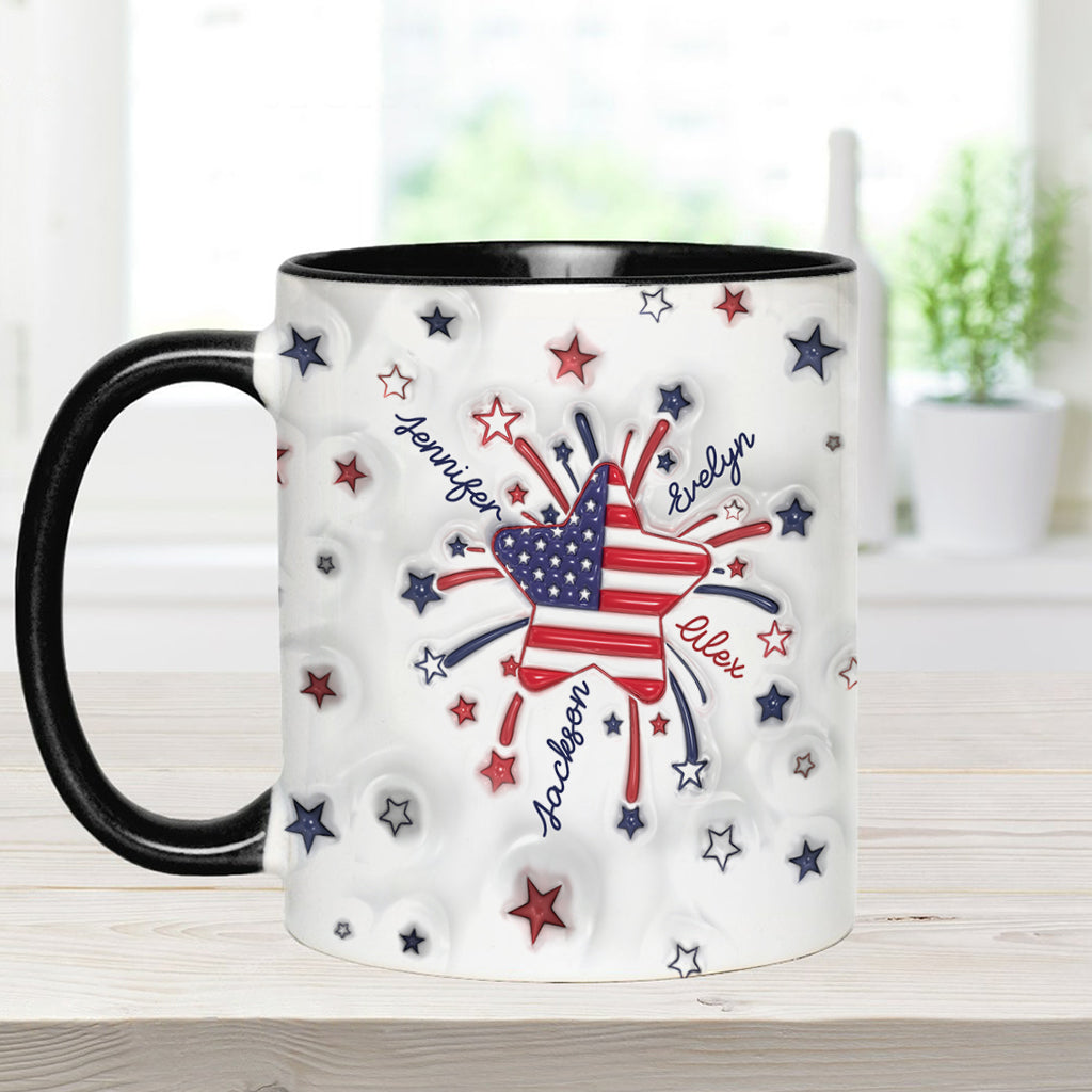 Mug personnalisé « Petite étoile de grand-mère » pour le 4 juillet