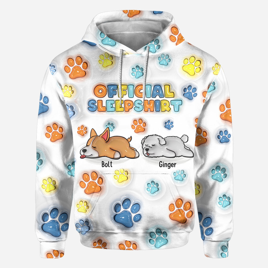 Chemise de nuit officielle Sleepshirt - Chemise personnalisée intégrale pour chien