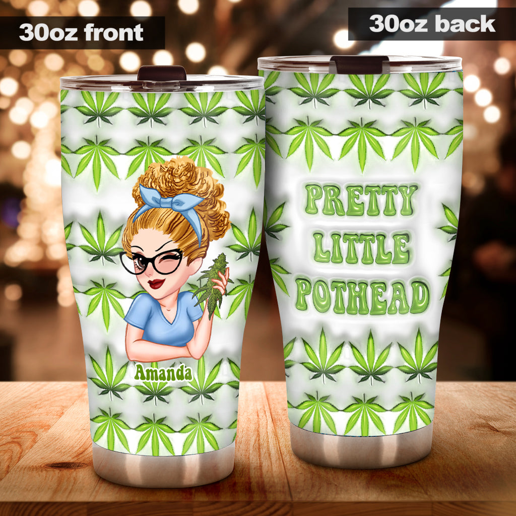 Joli petit fumeur de cannabis - Gobelet à cannabis personnalisé