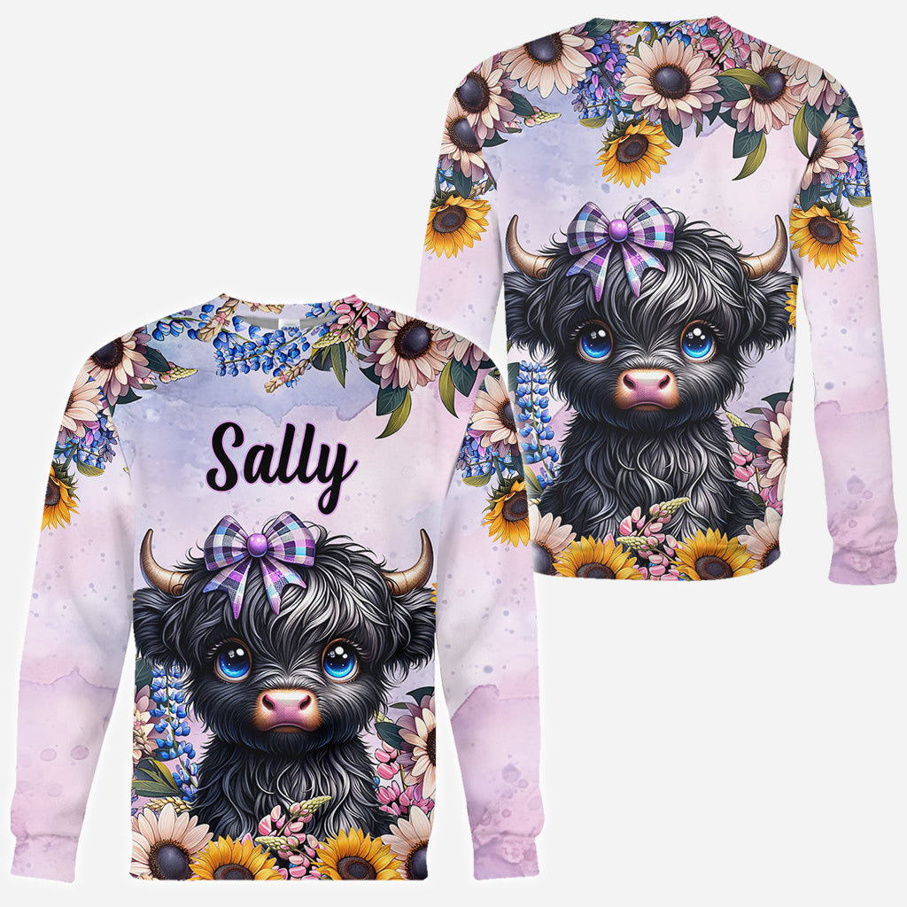 T-shirt personnalisé « Petite vache mignonne »