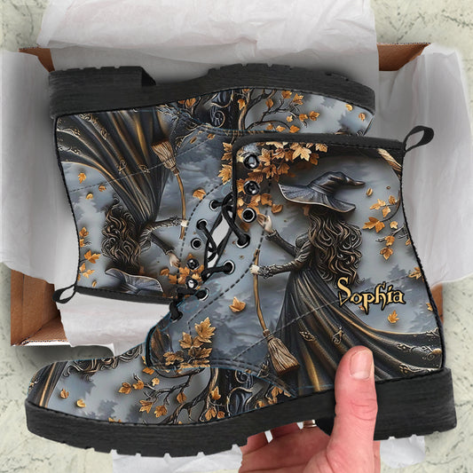 Belle Sorcière - Bottes en cuir personnalisées pour sorcière