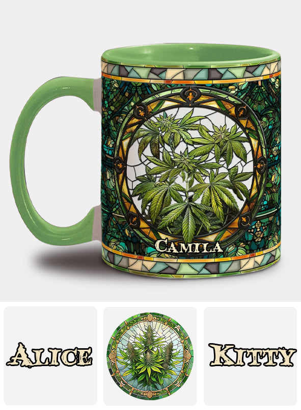 Mug personnalisé « C'est 420 quelque part » avec une touche cannabis