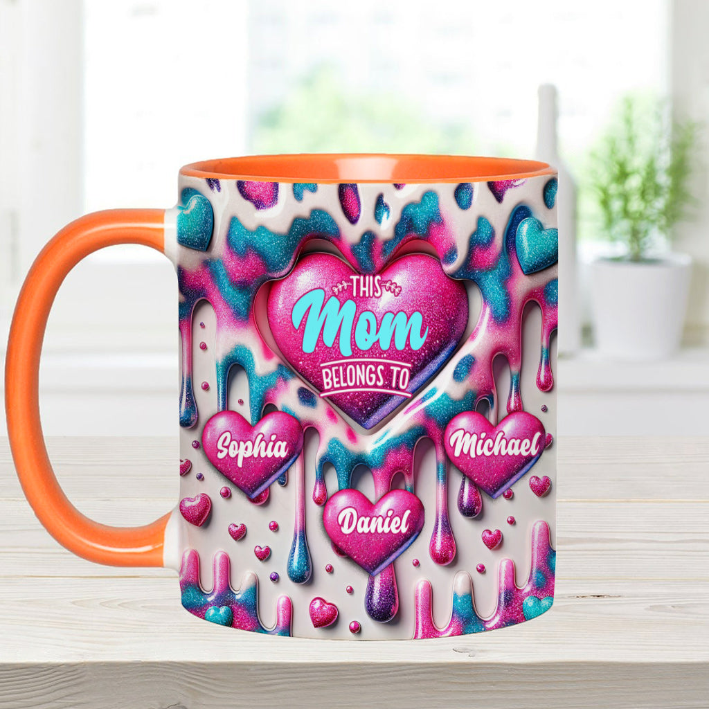 Cette maman appartient à - Mug personnalisé pour maman