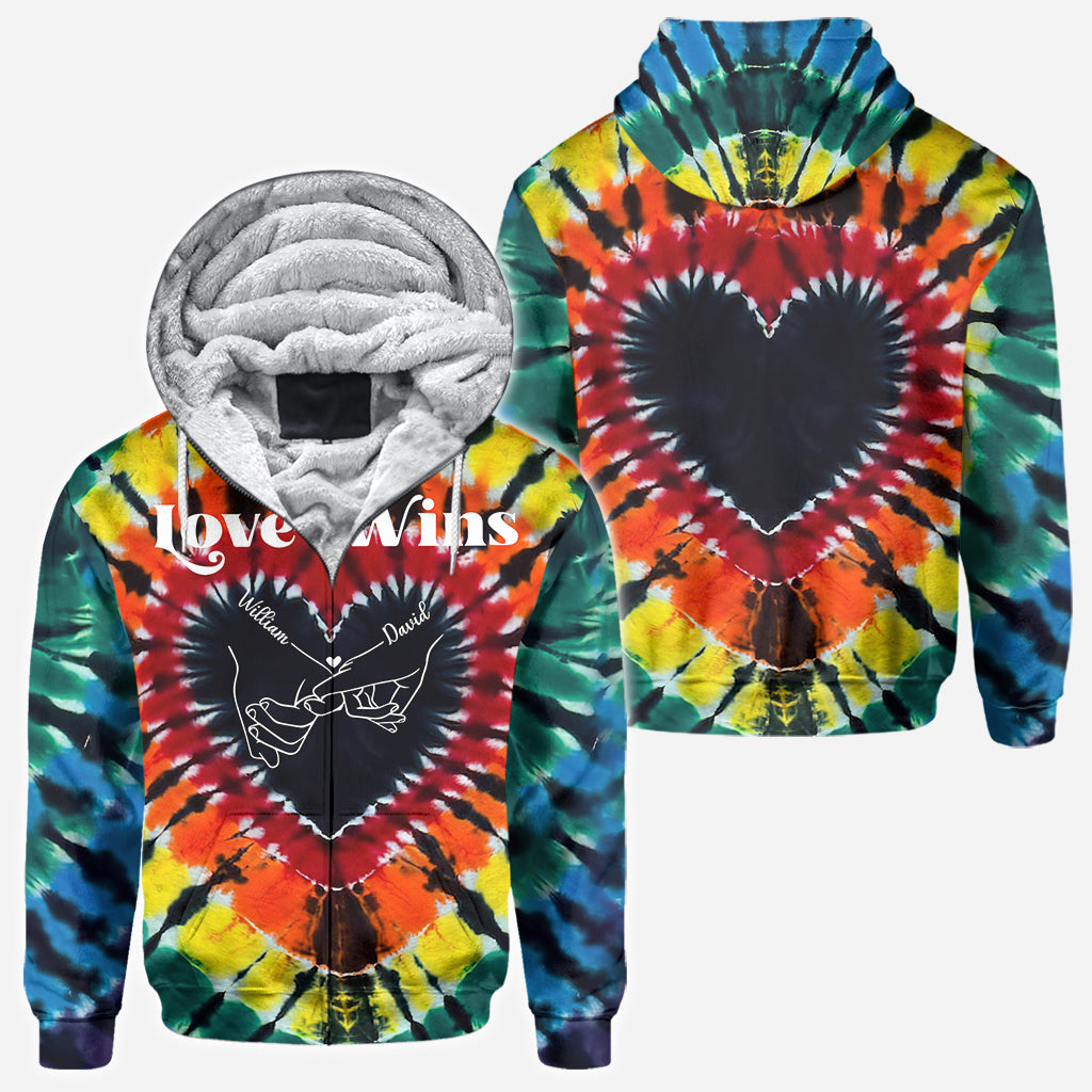 L'amour triomphe - T-shirt personnalisé de soutien LGBT