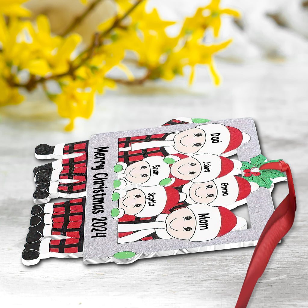 Merry Christmas - Personalized Family Ornament