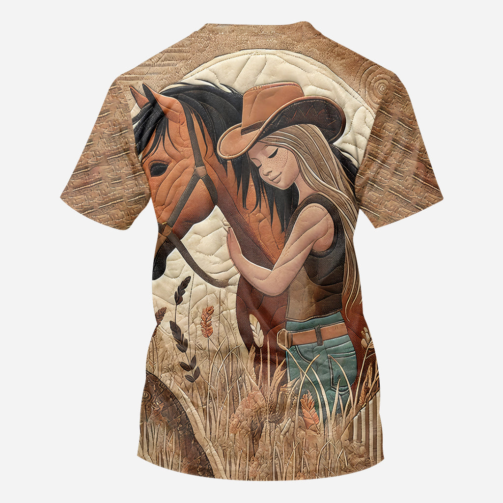 Amoureux des chevaux - T-shirt personnalisé avec motif cheval