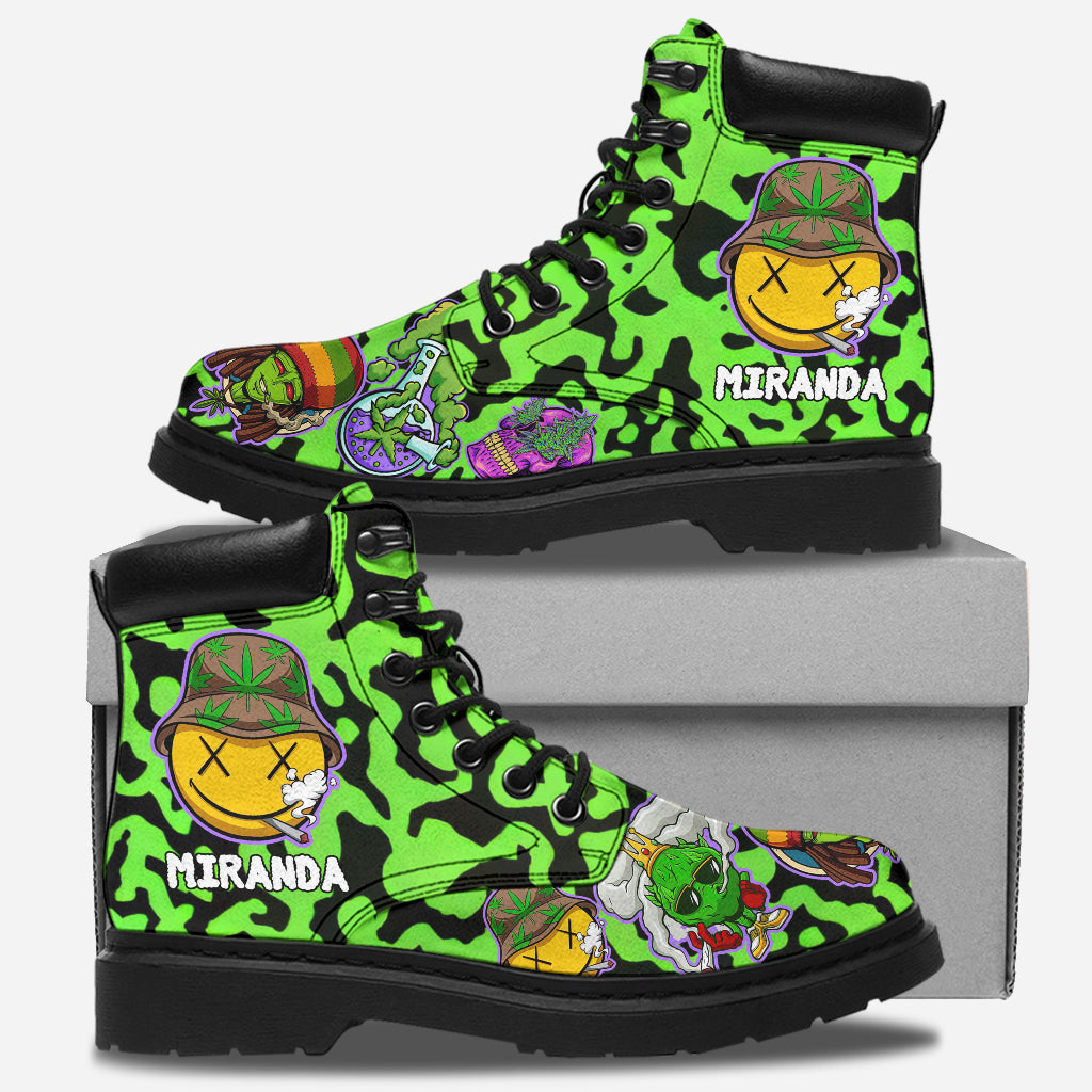 Keep One Rolled 420 - Personalized Weed All Season Boots