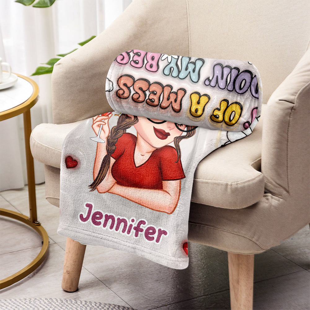 Doing My Best - Personalized Blanket