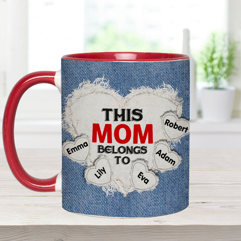 Cette maman appartient à - Mug personnalisé pour maman