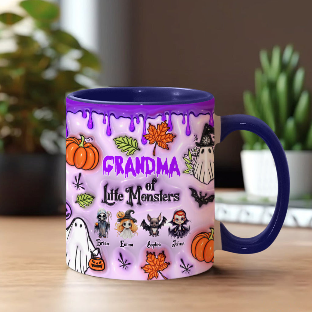 Mug personnalisé « Grand-mère des petits monstres » (tous titres)