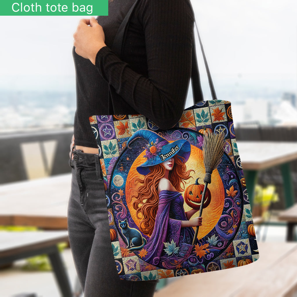Sac fourre-tout personnalisé « Magnifique sorcière »