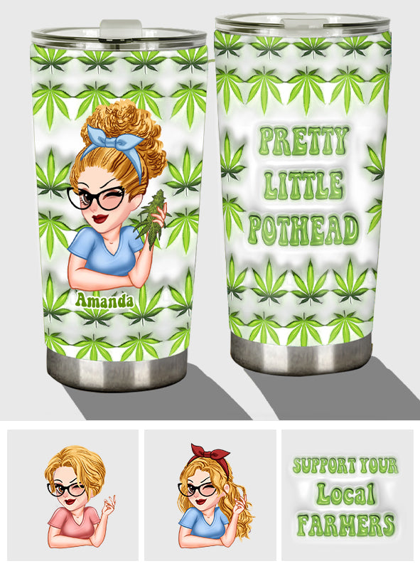 Joli petit fumeur de cannabis - Gobelet à cannabis personnalisé
