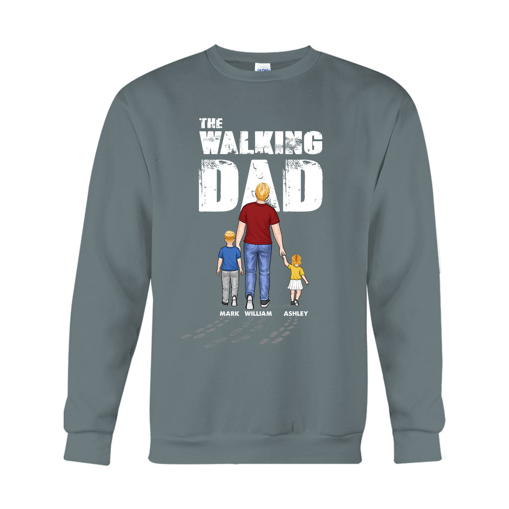 Le Papa qui marche - T-shirt et sweat à capuche personnalisés pour papa