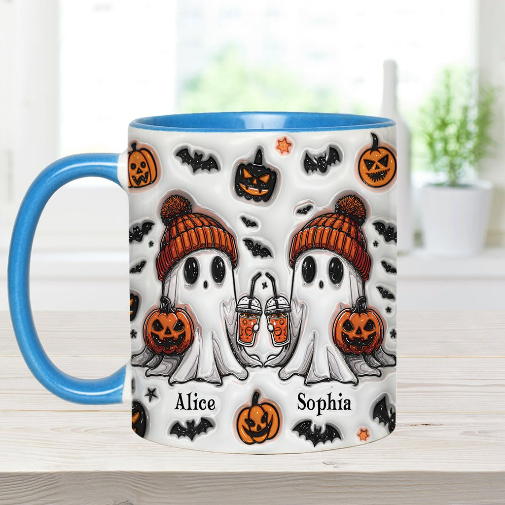 Ghost Friends - Personalized Bestie Accent Mug