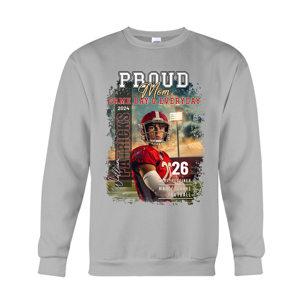 Maman/Papa/... Jour de match et au quotidien - T-shirt et sweat à capuche de football personnalisés