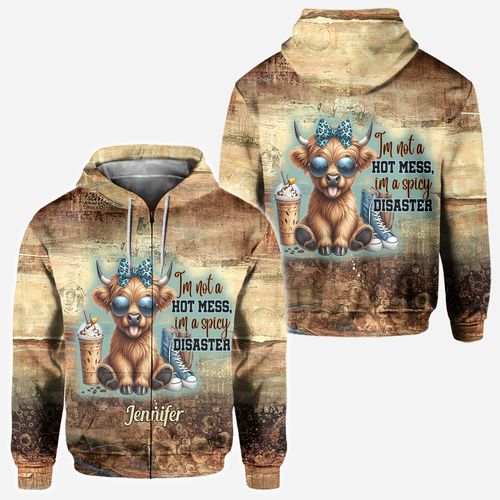 Je ne suis pas un désastre ambulant - T-shirt personnalisé intégral